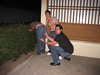 Lillian's 29th Birthday - 8/19, 2006 : The gang gets together for Lillian's 29th birthday at Kiku Sushi! This year, I held back and didn't do a repeat performance of last year's drink-fest. Unfortunately, Shirley wasn't so lucky! Eric and Armando...official clowns of the party.
